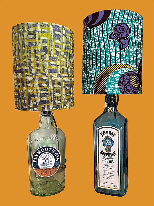 image for African Fabric Bottle Lamp Workshop